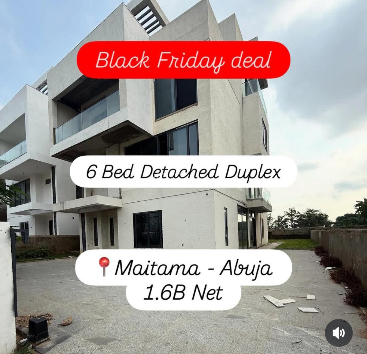 Luxury Villa, Maitama District, Abuja, Detached Duplex for Sale