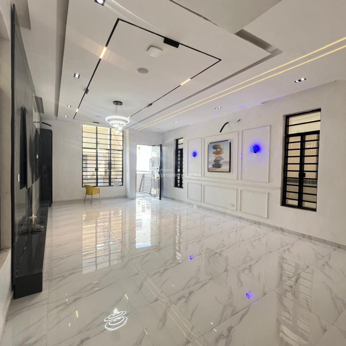 Luxury 5 Bedroom Fully Detached Duplex with Bq and Swimming Pool, Chevron, Lekki Phase 2, Lekki, Lagos, Detached Duplex for Sale