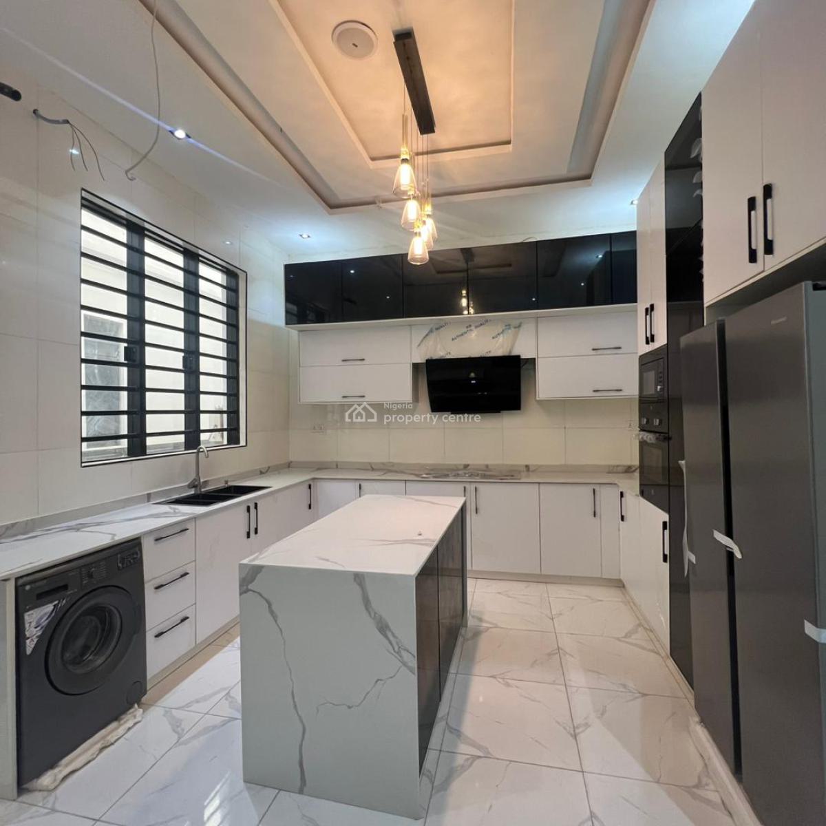 Luxury 5 Bedroom Fully Detached Duplex with Bq and Swimming Pool, Chevron, Lekki Phase 2, Lekki, Lagos, Detached Duplex for Sale