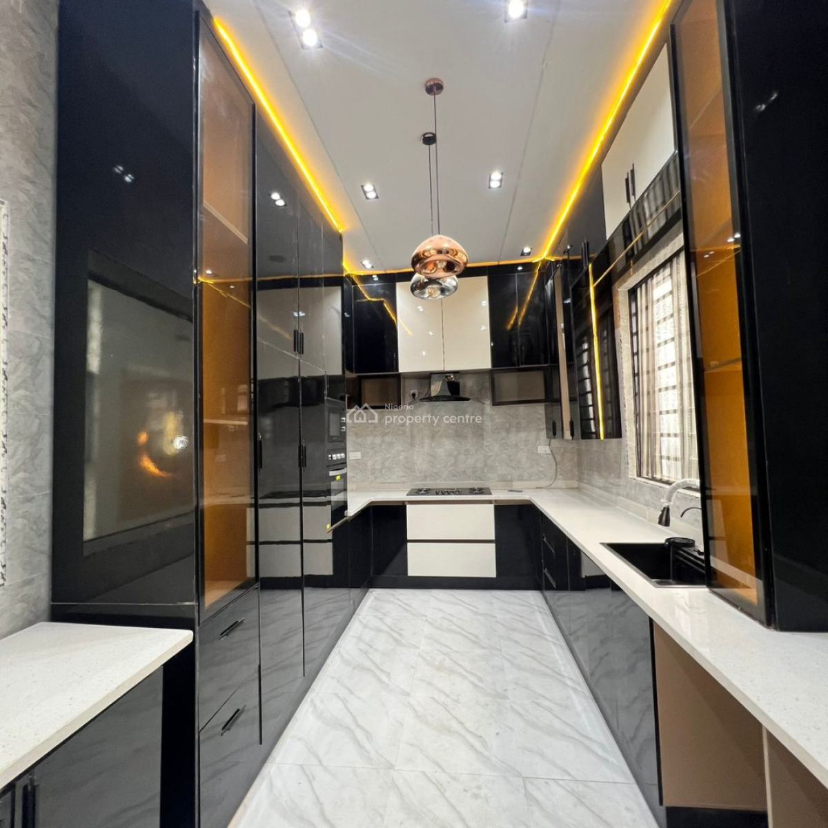 Luxury 5 Bedroom Fully Detached Duplex with Bq and Swimming Pool, Chevron, Lekki Phase 2, Lekki, Lagos, Detached Duplex for Sale