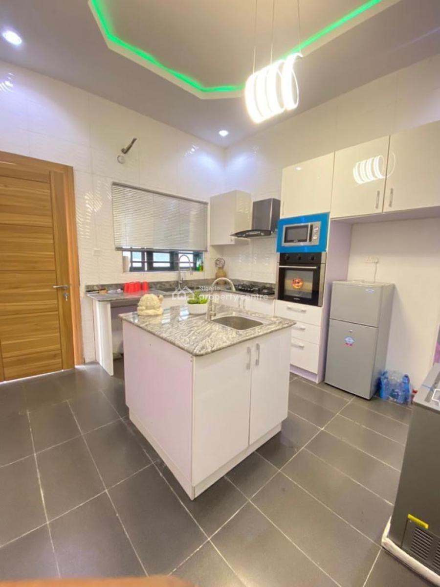 Fully-furnished 4 Bedroom Duplex with Solar/inverter , Bq, Chevy View Estate , Chevron, Lekki, Lagos, Semi-detached Duplex for Rent