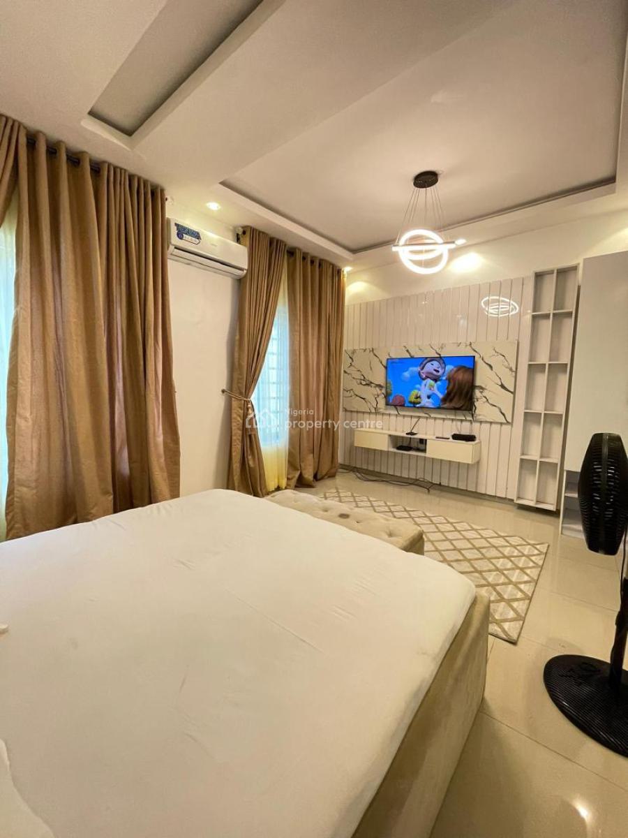 Fully-furnished 4 Bedroom Duplex with Solar/inverter , Bq, Chevy View Estate , Chevron, Lekki, Lagos, Semi-detached Duplex for Rent