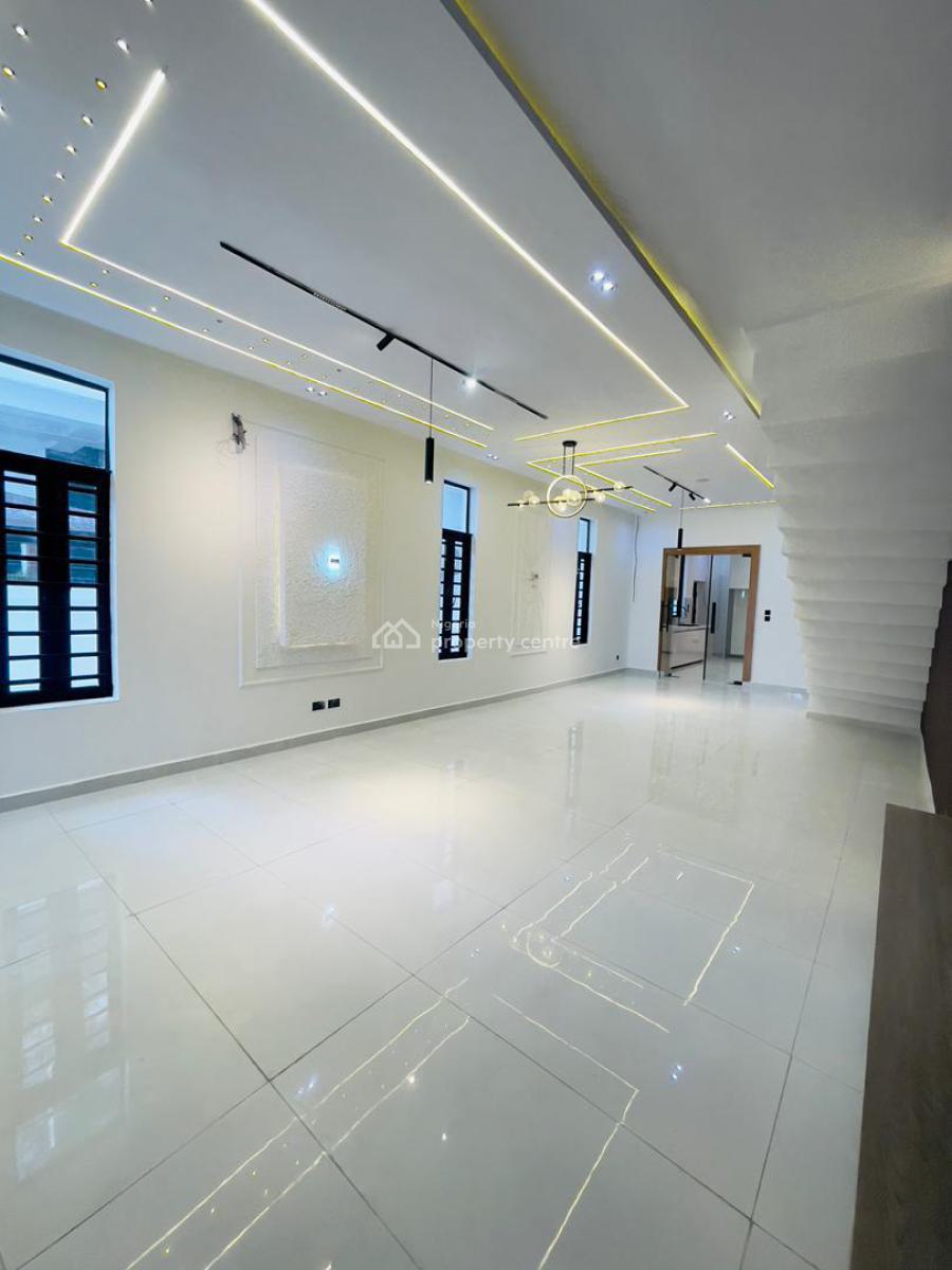 Luxury 5 Bed Smart Home with Swimming Pool and Bq*️, 2nd Roll Gate, Lekki, Lagos, Terraced Duplex for Sale