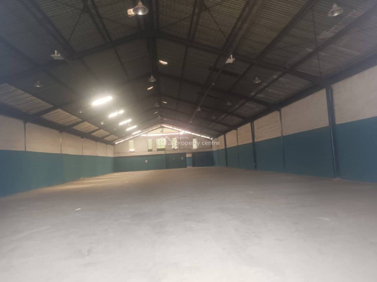 1,000 Sqm Warehouse Self Compound with Offices for Storage & Manufactu, Ikeja, Lagos, Warehouse for Rent
