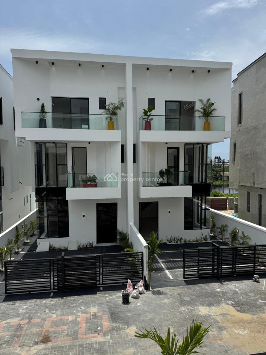 Spacious 4 Bedroom Semi-detached Duplex with a Bq, Orchid Road, Lekki, Lagos, Semi-detached Duplex for Sale