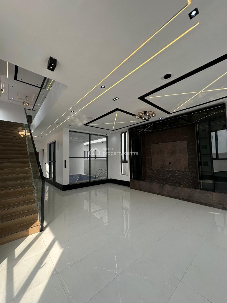 Contemporary 5 Bedroom Fully Detached Duplex with Bq & Pool, Ajah, Lagos, Detached Duplex for Sale