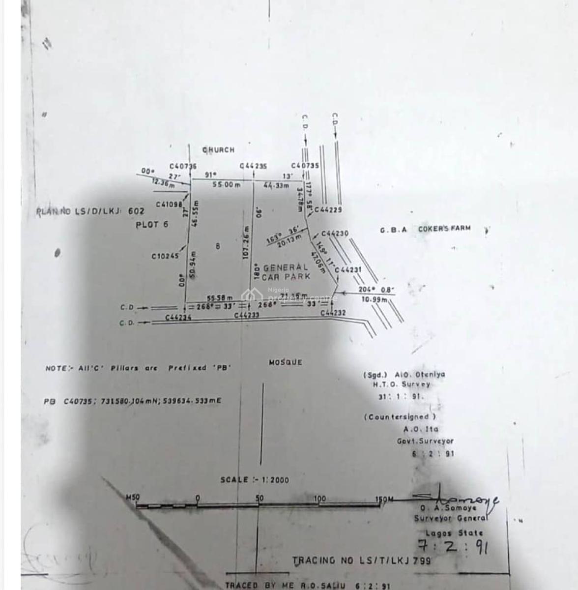 Prime Commercial Land, Close to Ikeja Shoprite, Alausa, Ikeja, Lagos, Commercial Land for Sale