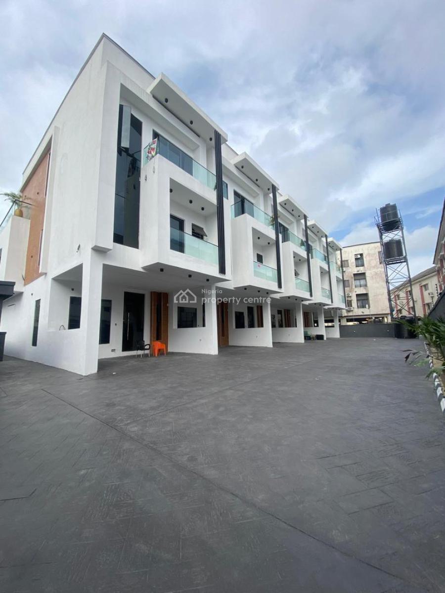 5 Units of 4 Bedroom Terraced Duplex with Bq, Pool in a Secure Estate, Osapa London, Lekki, Lagos, Terraced Duplex for Sale