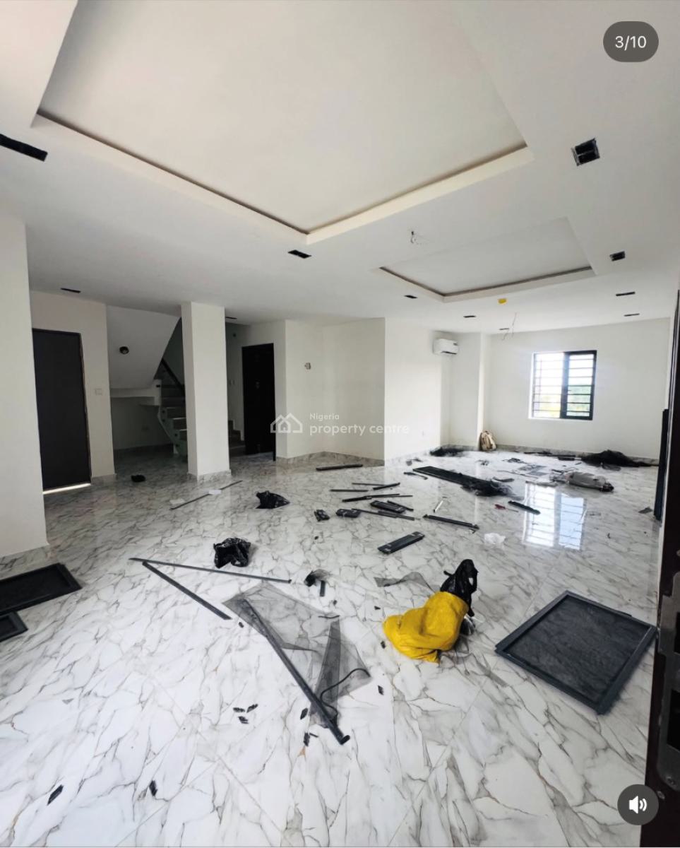 Newly Built 4 Bedroom Masionette with a Room Bq, Opebi, Ikeja, Lagos, Terraced Duplex for Sale