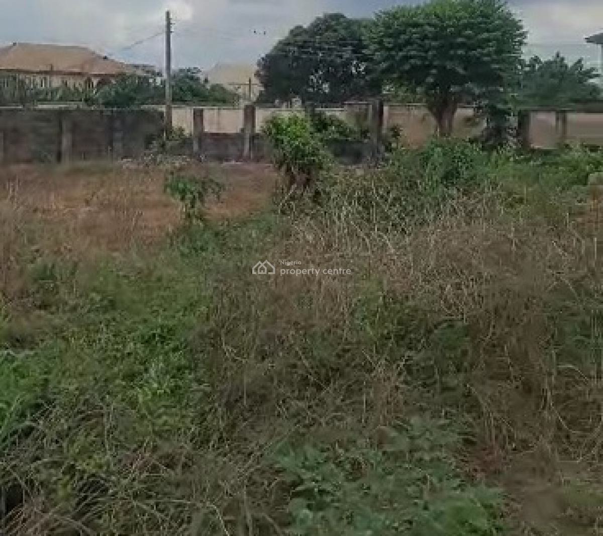 100ft By 100ft Fenecd Round Land with C of O, Etete Layout, Gra, Off Country Home Road, Benin, Oredo, Edo, Land for Sale