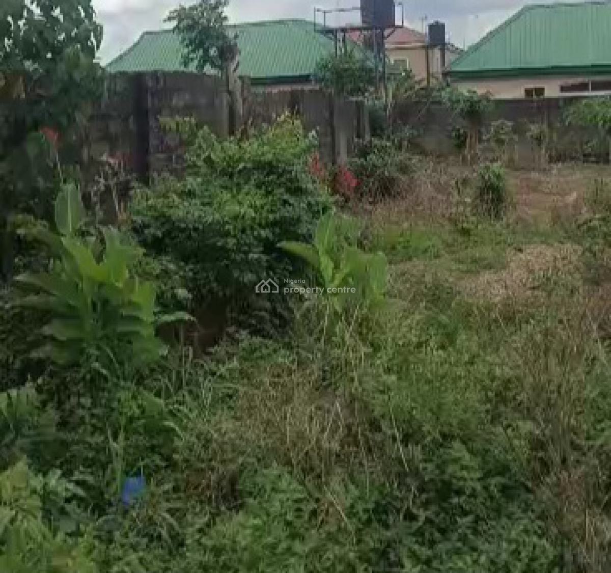 100ft By 100ft Fenecd Round Land with C of O, Etete Layout, Gra, Off Country Home Road, Benin, Oredo, Edo, Land for Sale