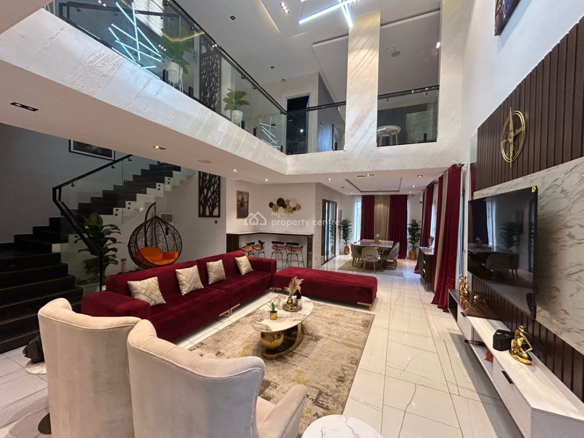Luxury 5 Bed Duplex with Ps5, Pool, Snooker & Private Cinema, Massage Room (masseuse on Request), Lekki Phase 1, Lekki, Lagos, House Short Let