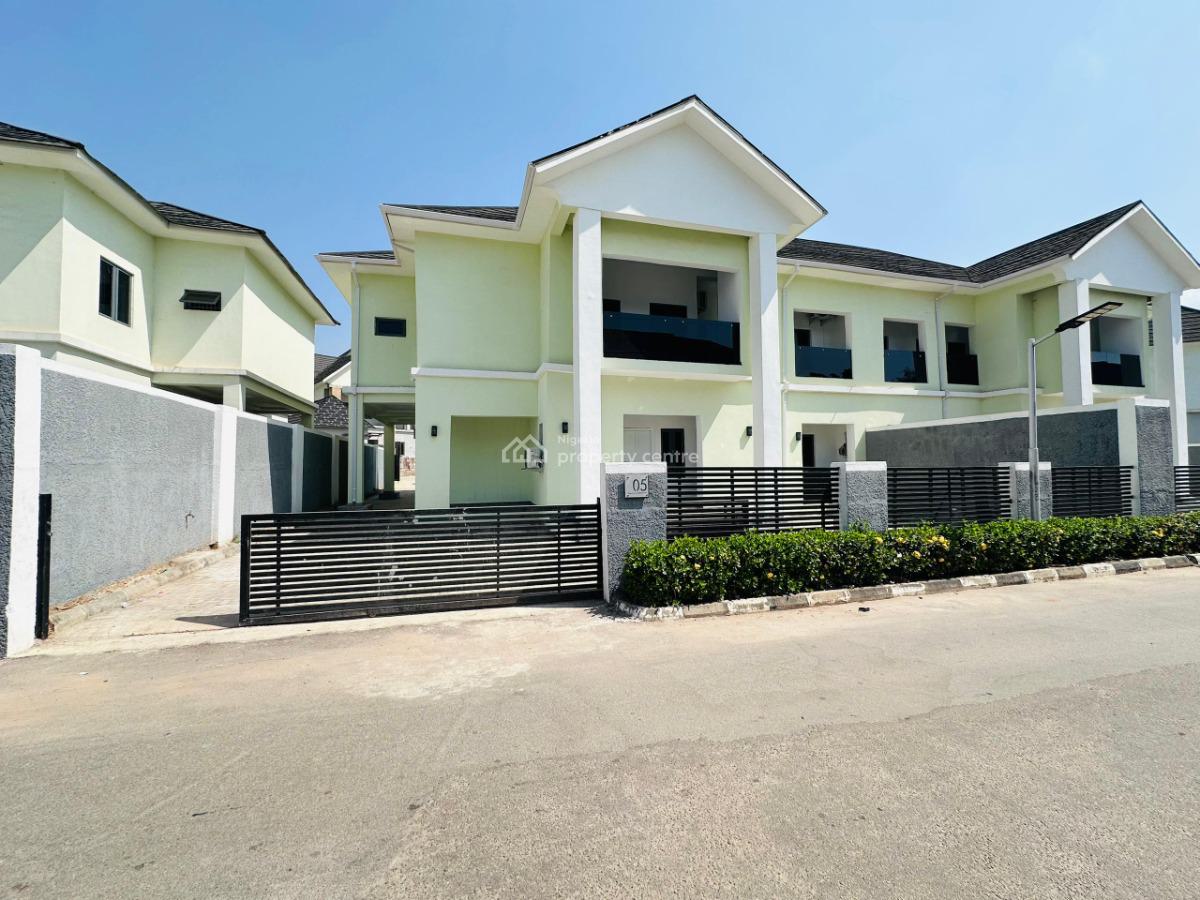 a Well-built Spacious 4-bedroom Semi-detached Duplex + Bq, Lifecamp District ( Video of The House Is Attached), Life Camp, Abuja, Semi-detached Duplex for Rent