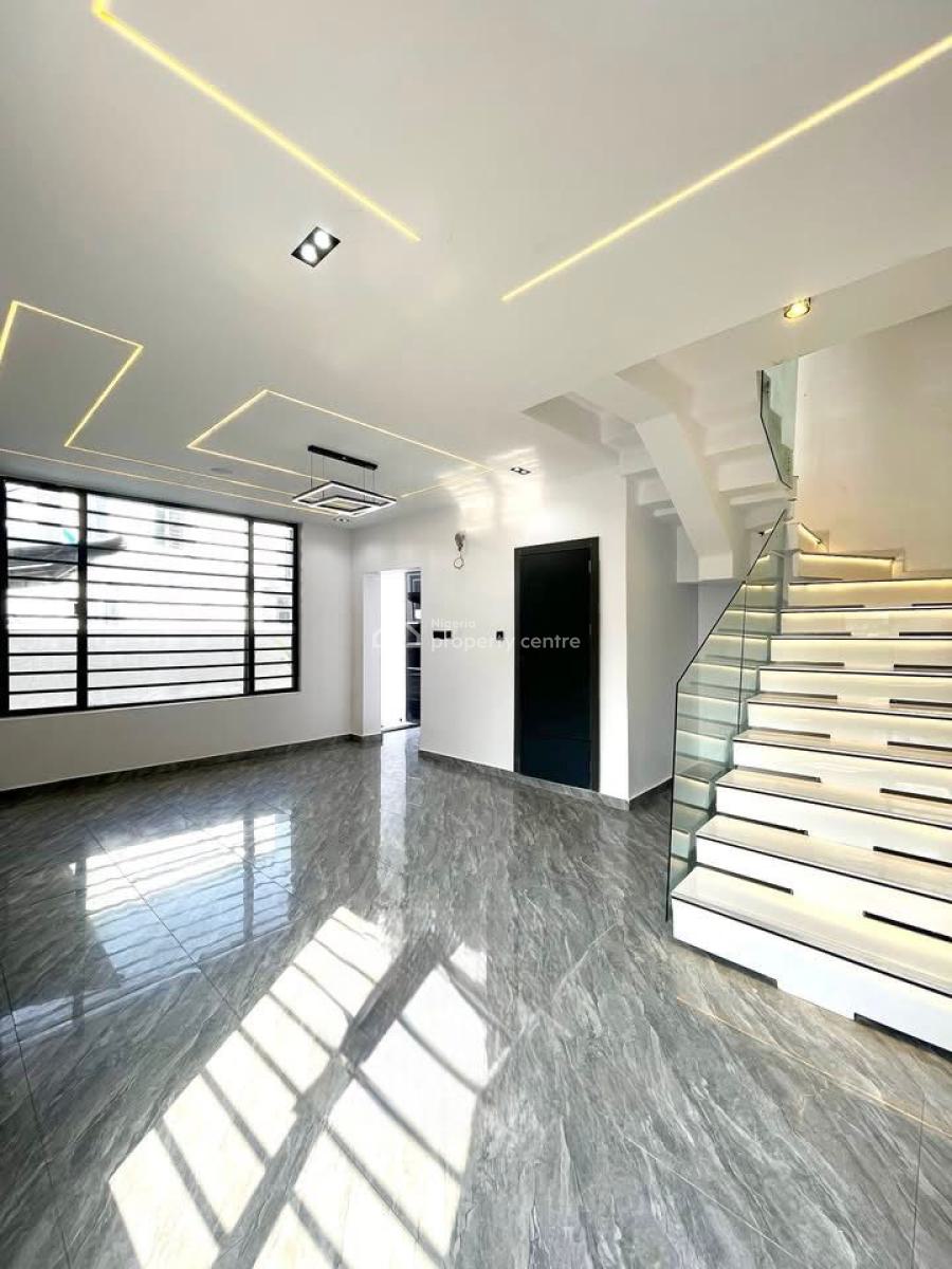 Luxury 4-bedroom Semi-detached Triplex with Bq & Swimming Pool, Orchid Road, Lekki, Lagos, Semi-detached Duplex for Sale