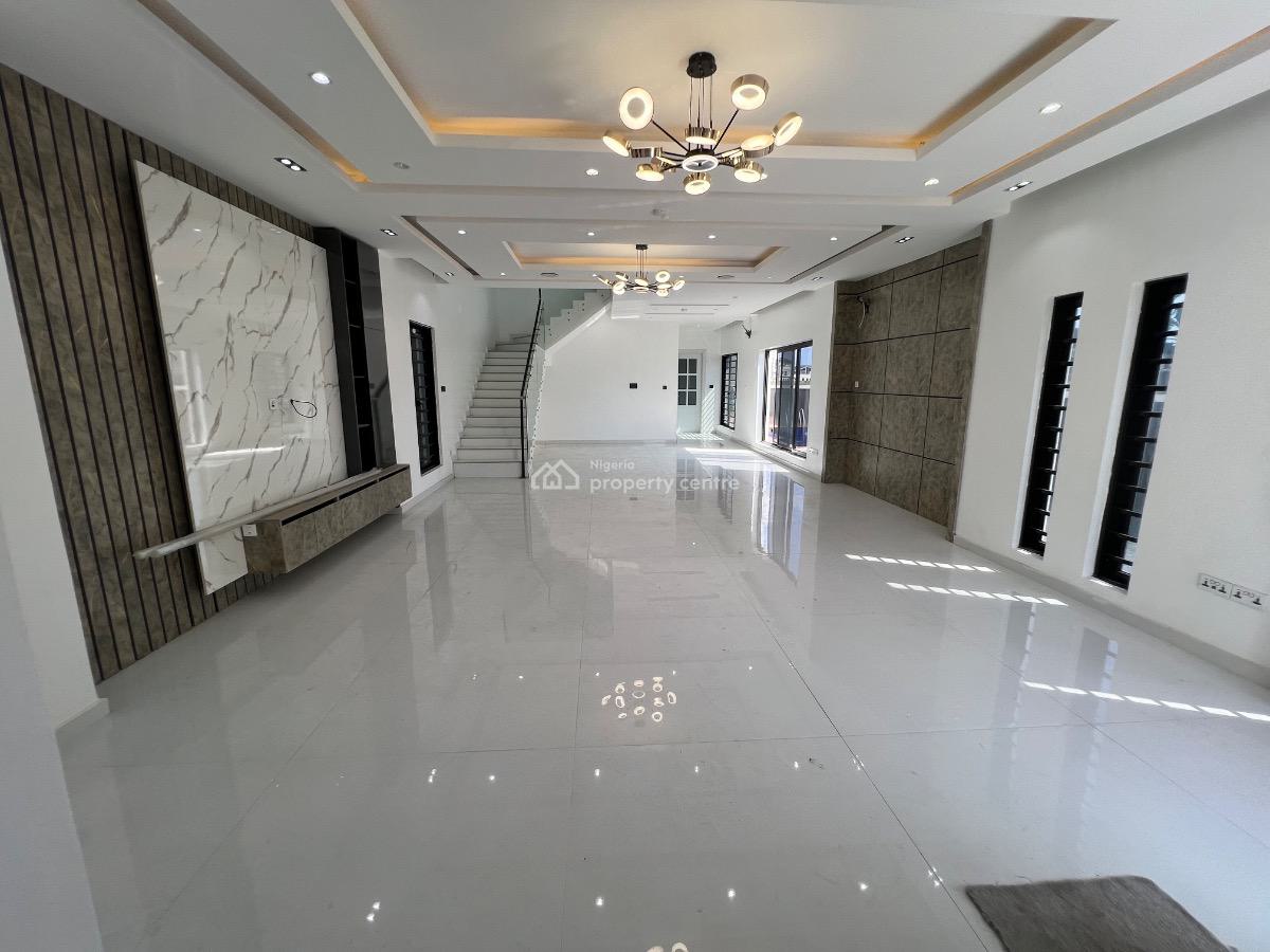 Humongous 5 Bedroom Fully Detached House with a Bq,pool and Cinema, Ajah, Lagos, Detached Duplex for Sale