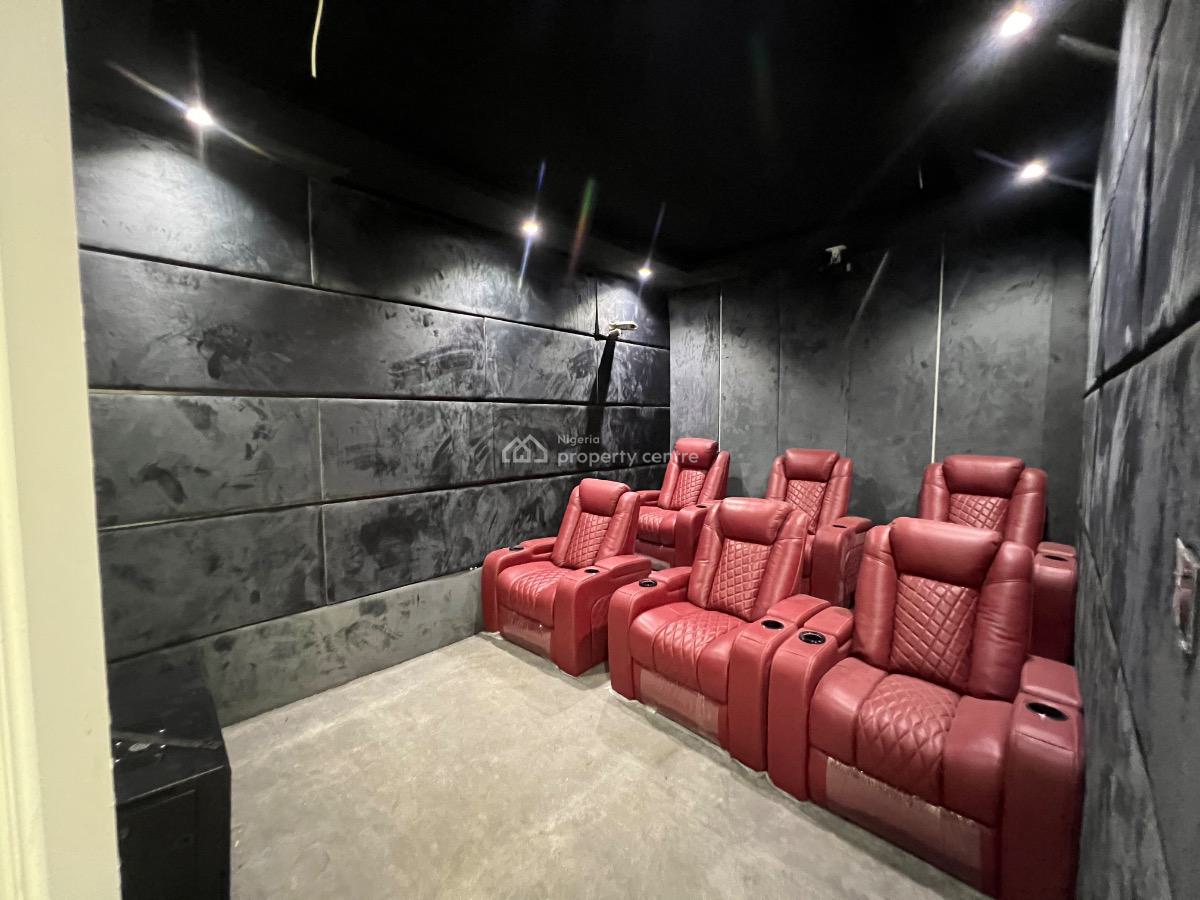 Humongous 5 Bedroom Fully Detached House with a Bq,pool and Cinema, Ajah, Lagos, Detached Duplex for Sale