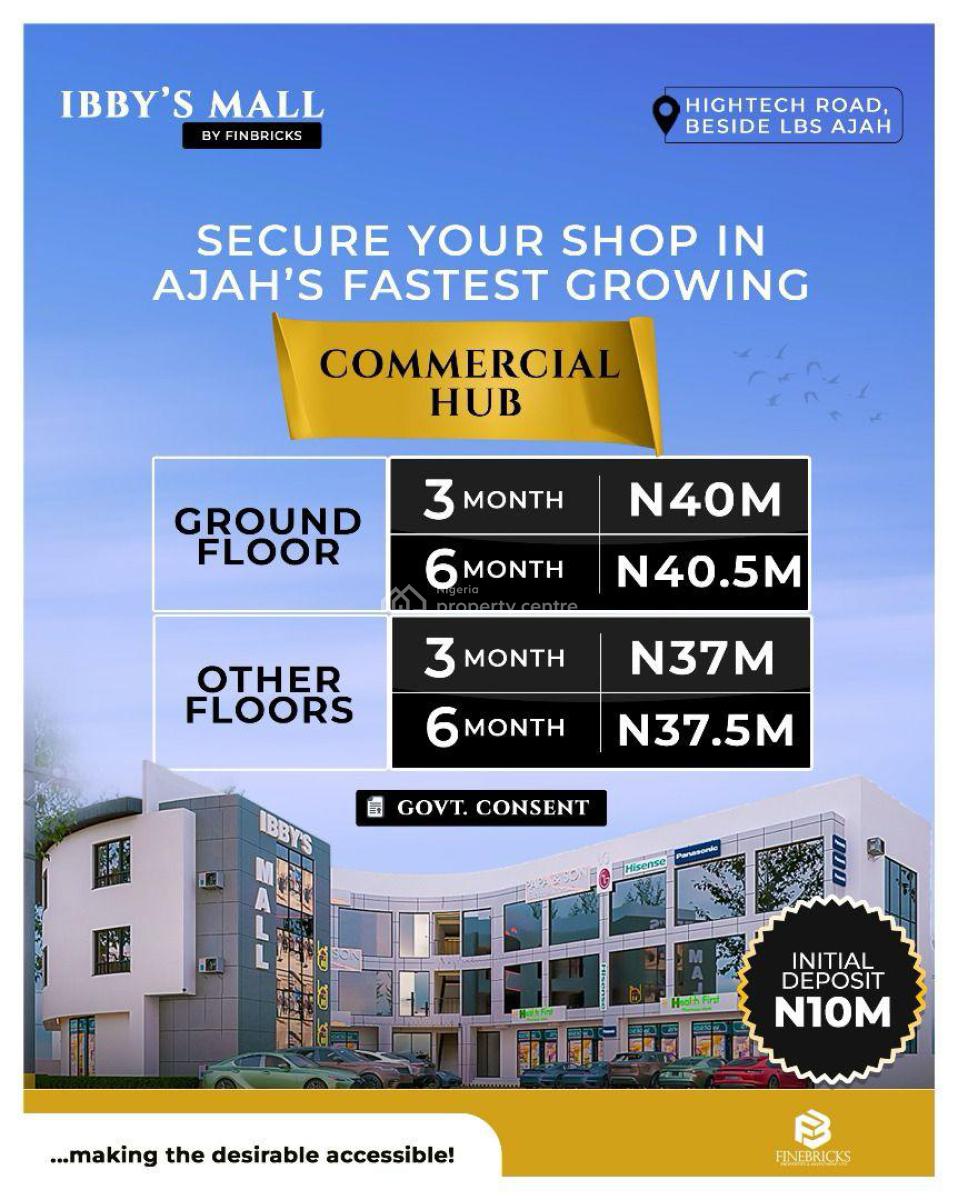20  -- 150smq Lauxry Mall+ Fast Returns, Lekki Epe Expressway Abraham Adesanya Lbs Lekki Ajah Lagos, Ajiwe, Ajah, Lagos, Plaza / Complex / Mall for Sale
