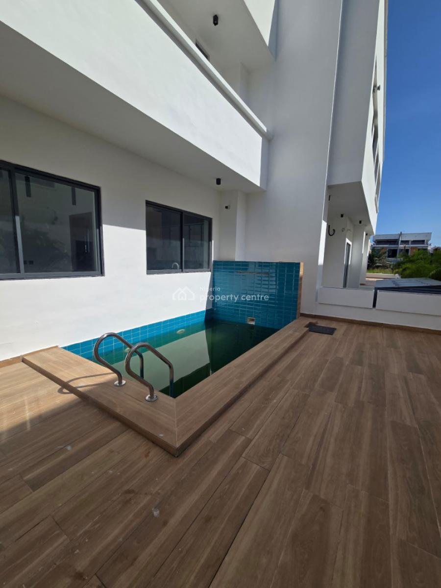 Elegant 5-bedroom Semi-detached Duplex with Bq, Pool a Secure Estate, Ikate, Lekki, Lagos, House for Sale