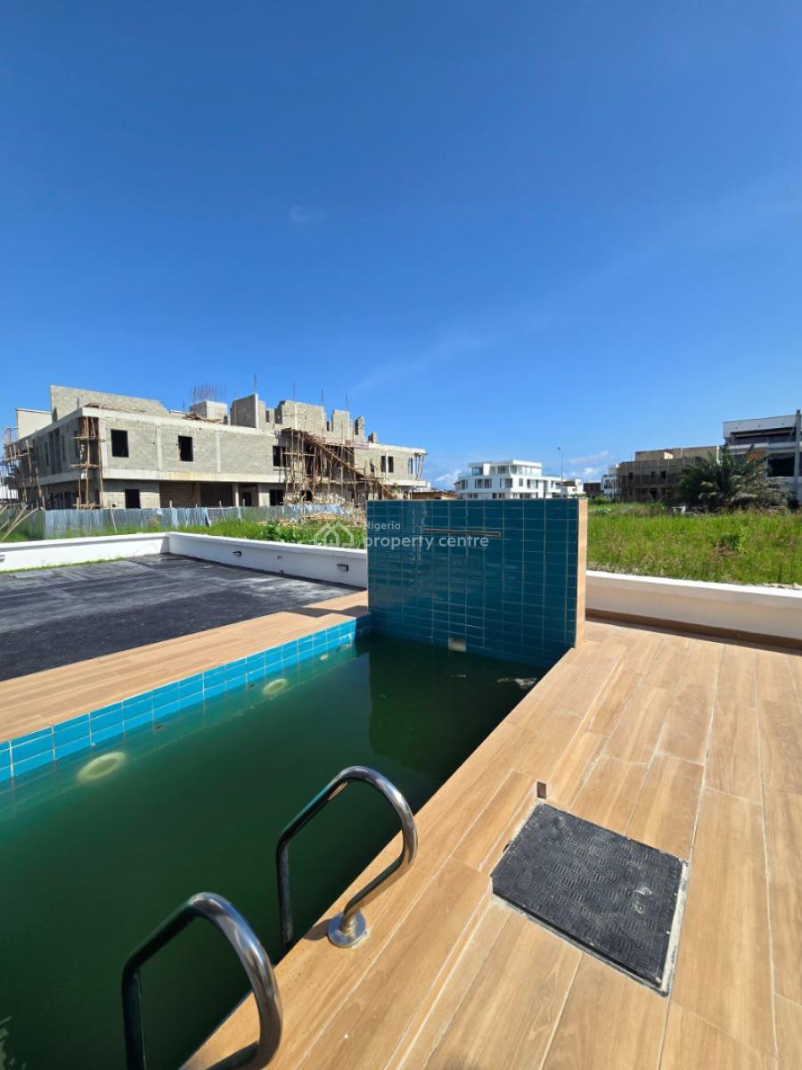 Stunning 5bedroom Semi-detached Duplex with Bq,pool in a Secure Estate, Ikate, Lekki, Lagos, Semi-detached Duplex for Sale