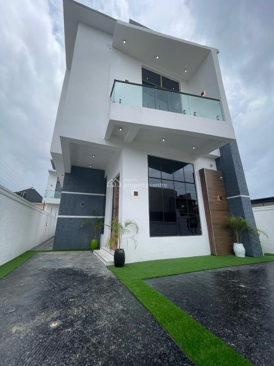 Luxurious 5 Bedroom Fully Detached with  Bq, Ajah, Lagos, Detached Duplex for Sale