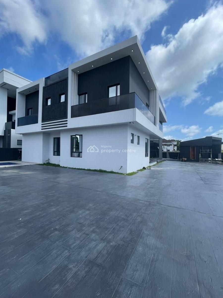 Contemporary 5 Bedroom Fully Detached Duplex with Bq, Ajah, Lagos, Detached Duplex for Sale