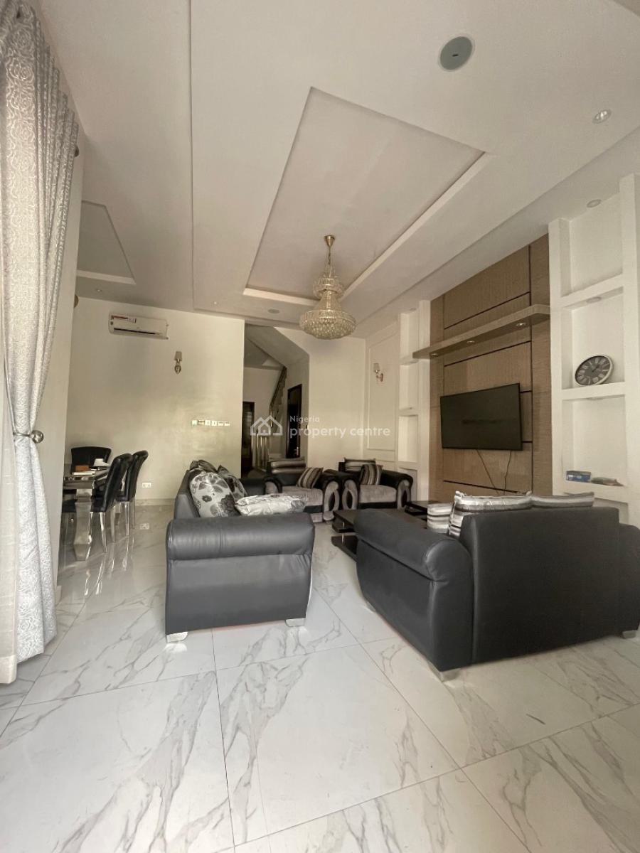 Luxurious Semi Detached Duplex 4 Bedroom with Bq, Chevron, Lekki, Lagos, Detached Duplex for Sale