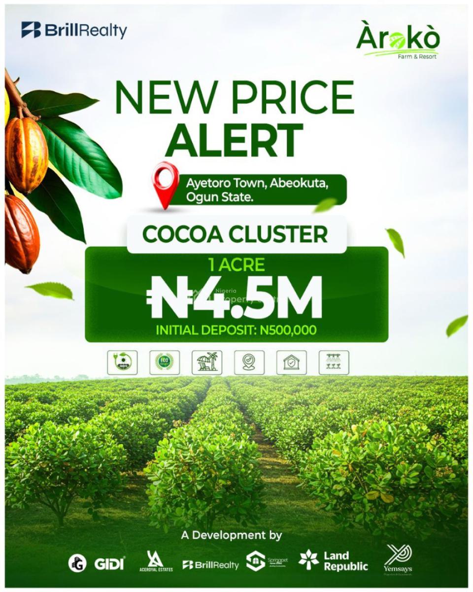 Black Friday/ember Promo Fam Investment,live Stock,palm Cluster, Coco, Ayetoro Town Abeokuta Ogun State Nigeria, Abeokuta South, Ogun, Commercial Land for Sale