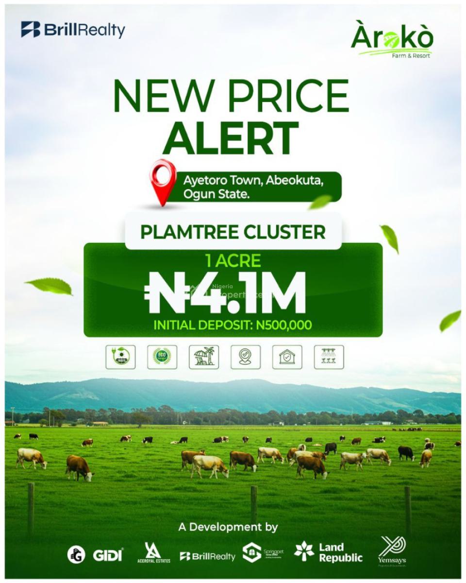 Black Friday/ember Promo Fam Investment,live Stock,palm Cluster, Coco, Ayetoro Town Abeokuta Ogun State Nigeria, Abeokuta South, Ogun, Commercial Land for Sale