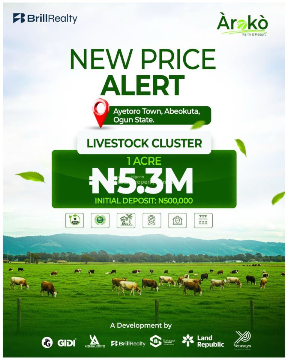 Black Friday/ember Promo Fam Investment,live Stock,palm Cluster, Coco, Ayetoro Town Abeokuta Ogun State Nigeria, Abeokuta South, Ogun, Commercial Land for Sale
