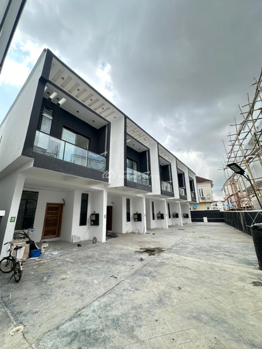 Newly Built Luxury 4 Bedroom Terrace Duplex with a Bq, Chevron Toll Gate, Lekki, Lagos, Terraced Duplex for Sale