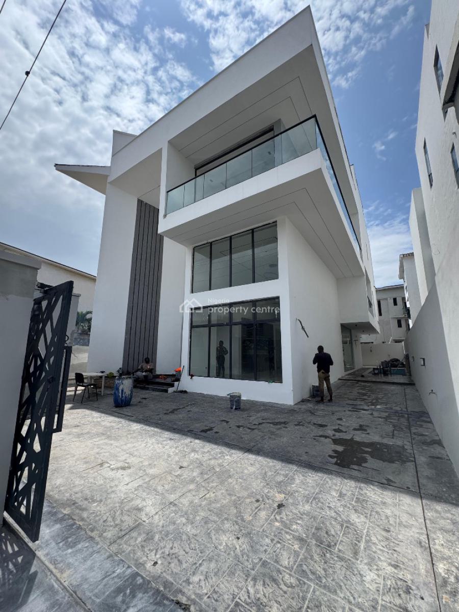 Modern 5 Bedroom Fully Detached with En-suite Rooms, Pool & Ro, Lekki Phase 1, Lekki, Lagos, Detached Duplex for Sale
