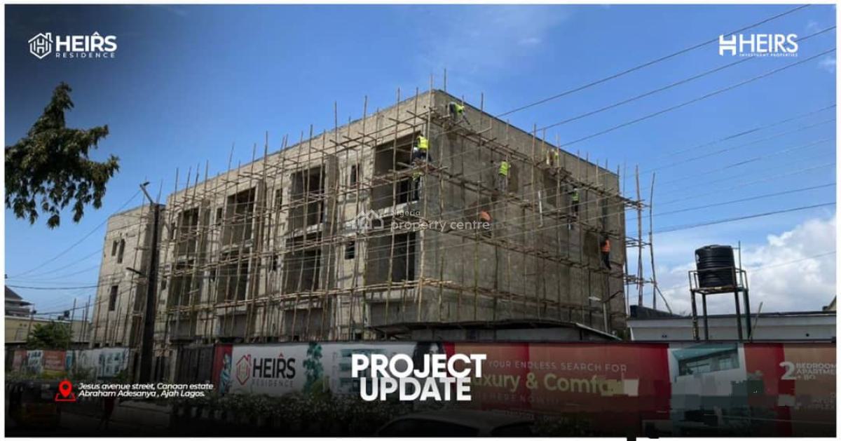 5 Bedroom Terrace Duplex with Bq and Solar , in a Serene Environment, Affordable 5 Bedroom with C of O and Solar , Abraham Adesanya, Ajah, Ajah, Lagos, Terraced Duplex for Sale