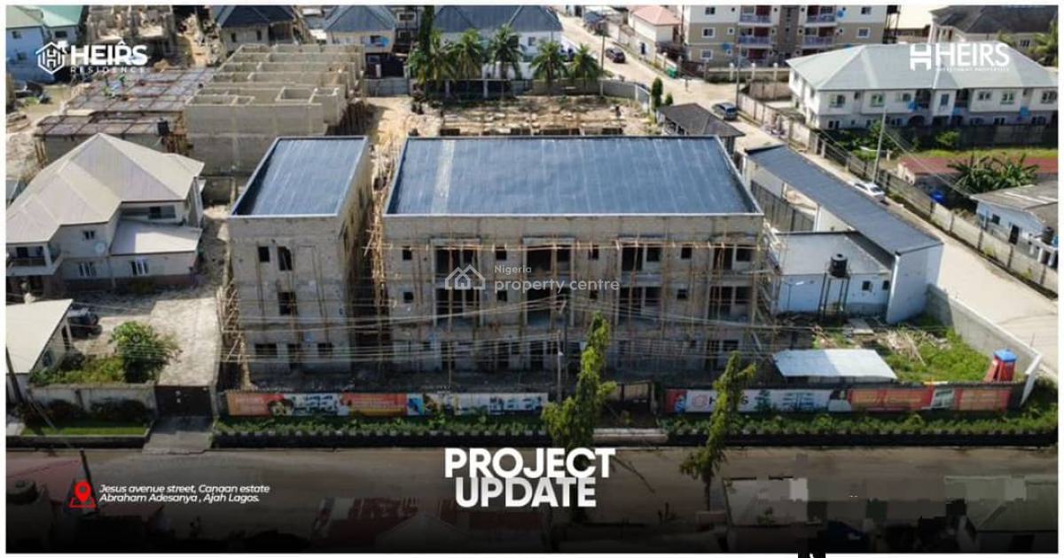 5 Bedroom Terrace Duplex with Bq and Solar , in a Serene Environment, Affordable 5 Bedroom with C of O and Solar , Abraham Adesanya, Ajah, Ajah, Lagos, Terraced Duplex for Sale