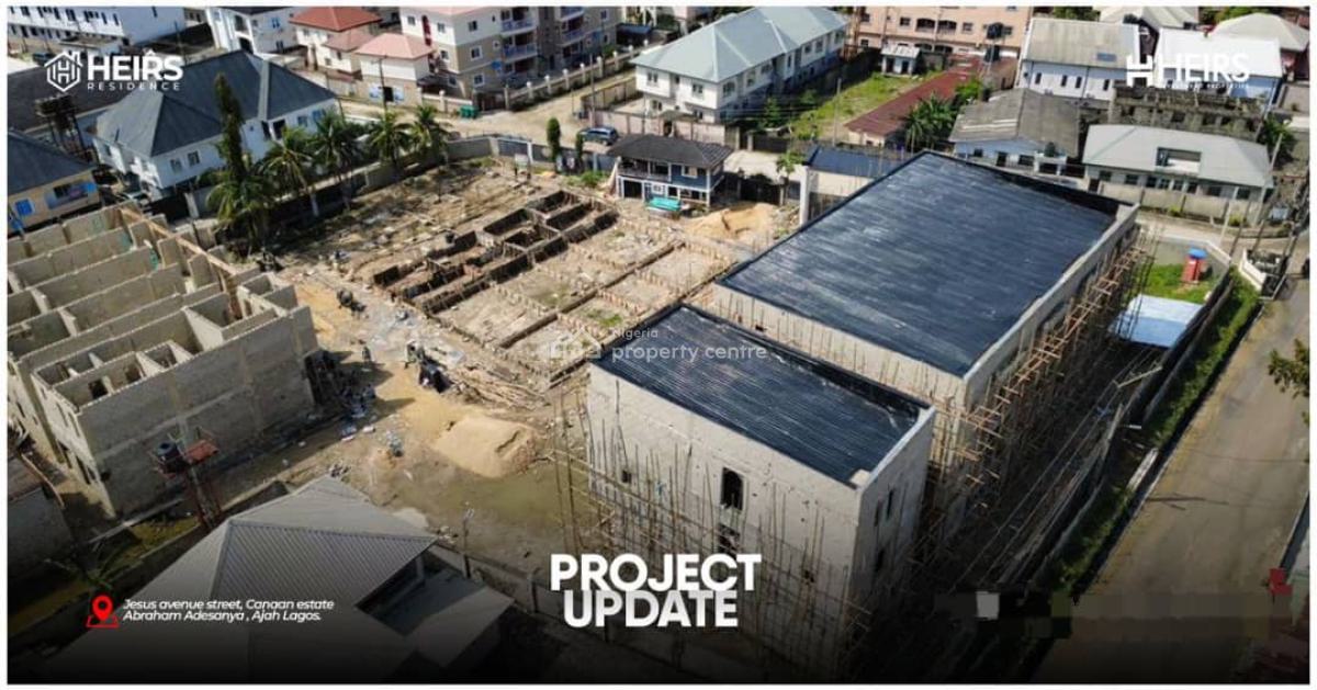 5 Bedroom Terrace Duplex with Bq and Solar , in a Serene Environment, Affordable 5 Bedroom with C of O and Solar , Abraham Adesanya, Ajah, Ajah, Lagos, Terraced Duplex for Sale