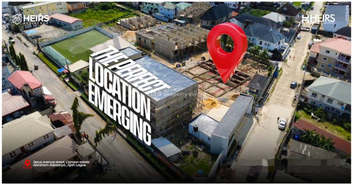 5 Bedroom Terrace Duplex with Bq and Solar , in a Serene Environment, Affordable 5 Bedroom with C of O and Solar , Abraham Adesanya, Ajah, Ajah, Lagos, Terraced Duplex for Sale