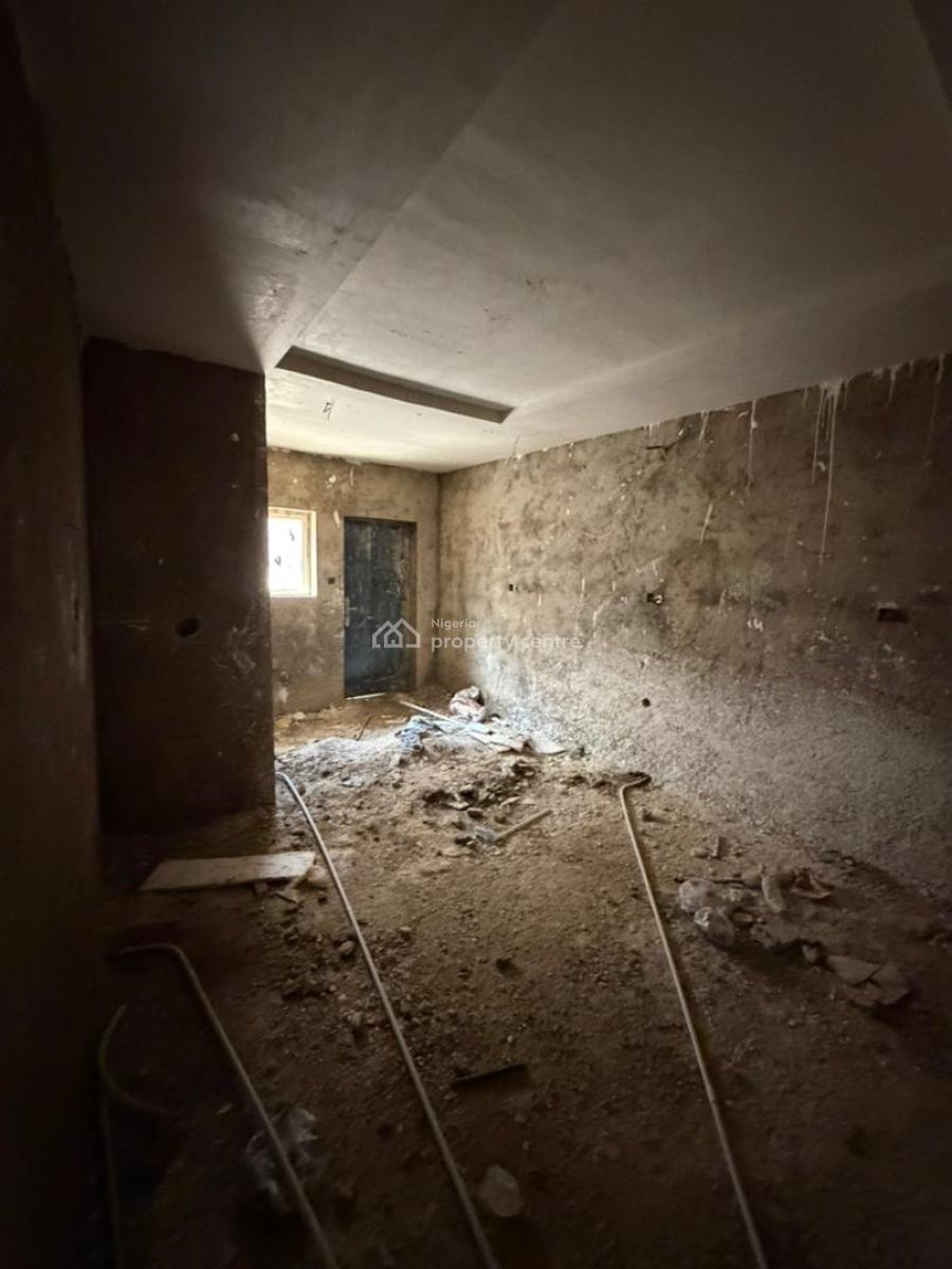 4 Bedroom Carcass in an Estate at Lifecamp, Sale/gwarimpa 1, Life Camp, Abuja, Terraced Duplex for Sale