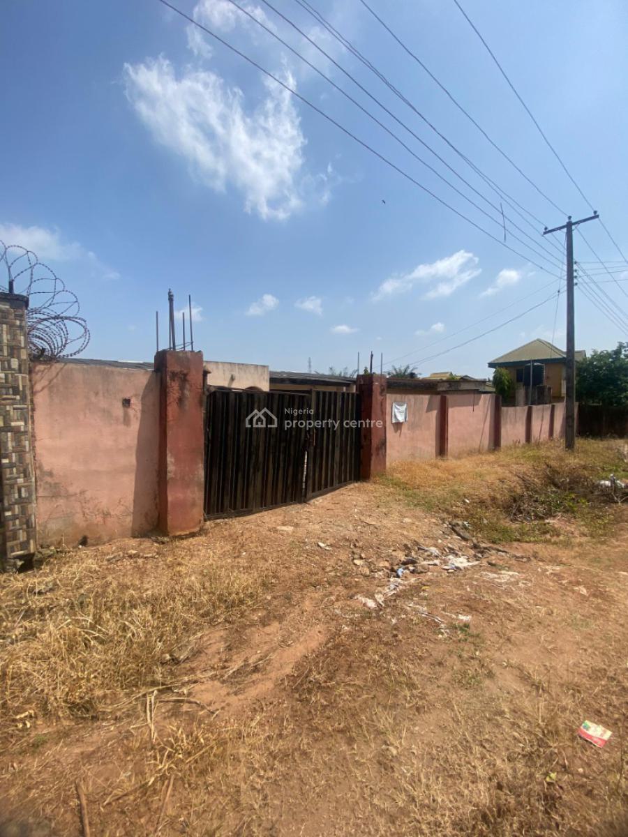 5 Bedroom Bungalow on 1 and a Half Plot of Land, Ijapo Extension Akure, Akure, Ondo, Detached Bungalow for Sale