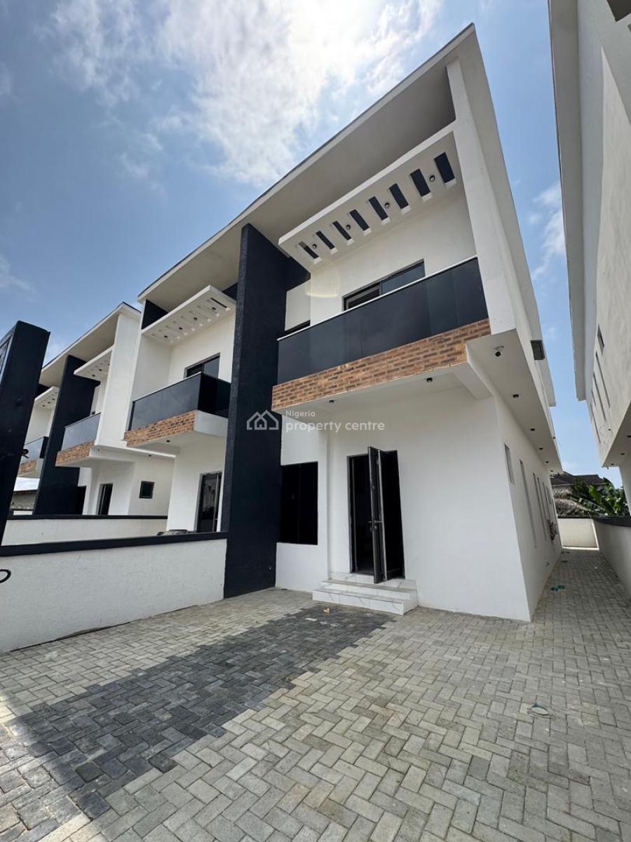 Brand New 4 Bedroom Semi-detached Duplex with a Bq, Abraham Adesanya Ajah Lagos, Ajah, Lagos, Semi-detached Duplex for Sale