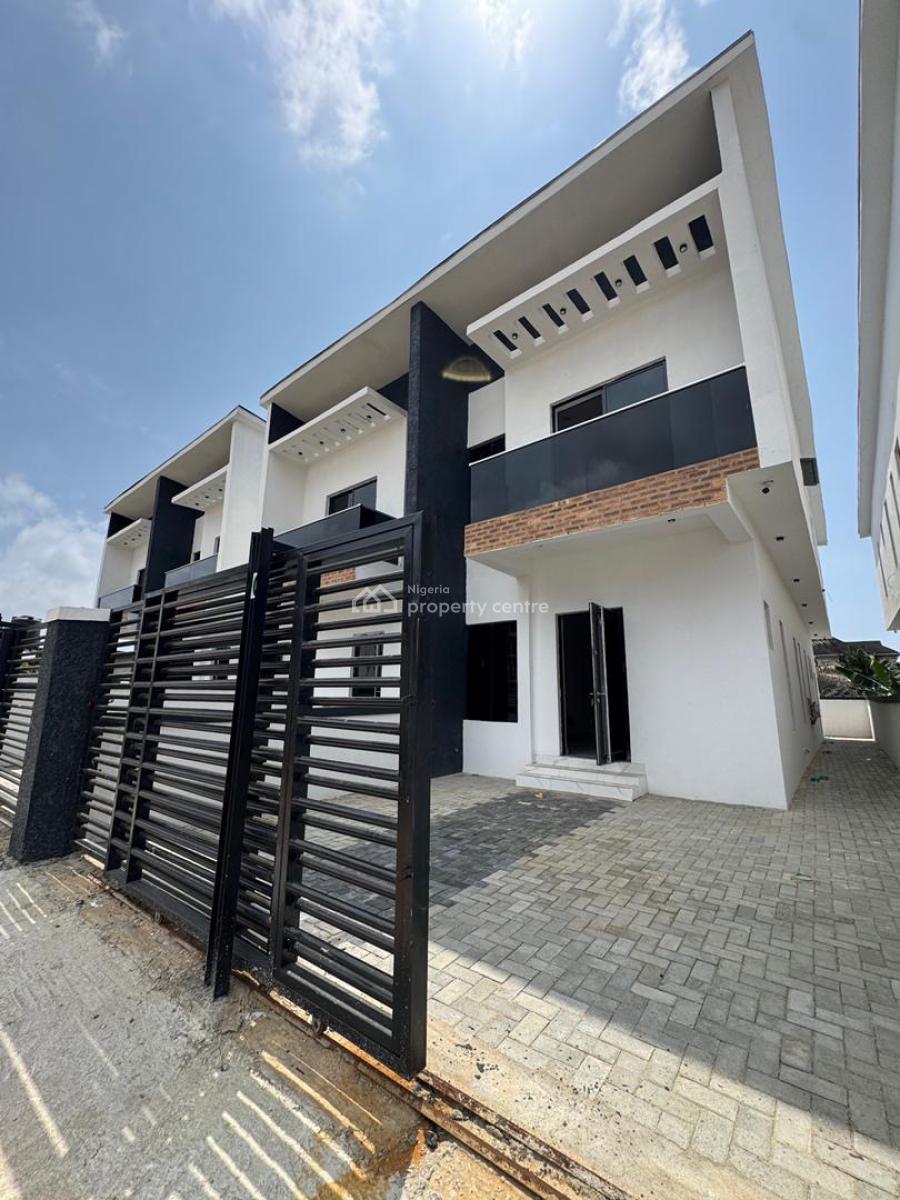 Brand New 4 Bedroom Semi-detached Duplex with a Bq, Abraham Adesanya Ajah Lagos, Ajah, Lagos, Semi-detached Duplex for Sale