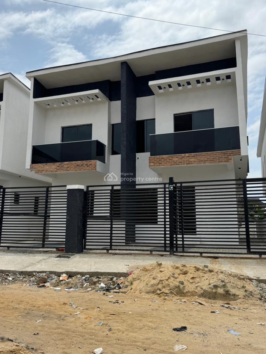 Brand New 4 Bedroom Semi-detached Duplex with a Bq, Abraham Adesanya Ajah Lagos, Ajah, Lagos, Semi-detached Duplex for Sale