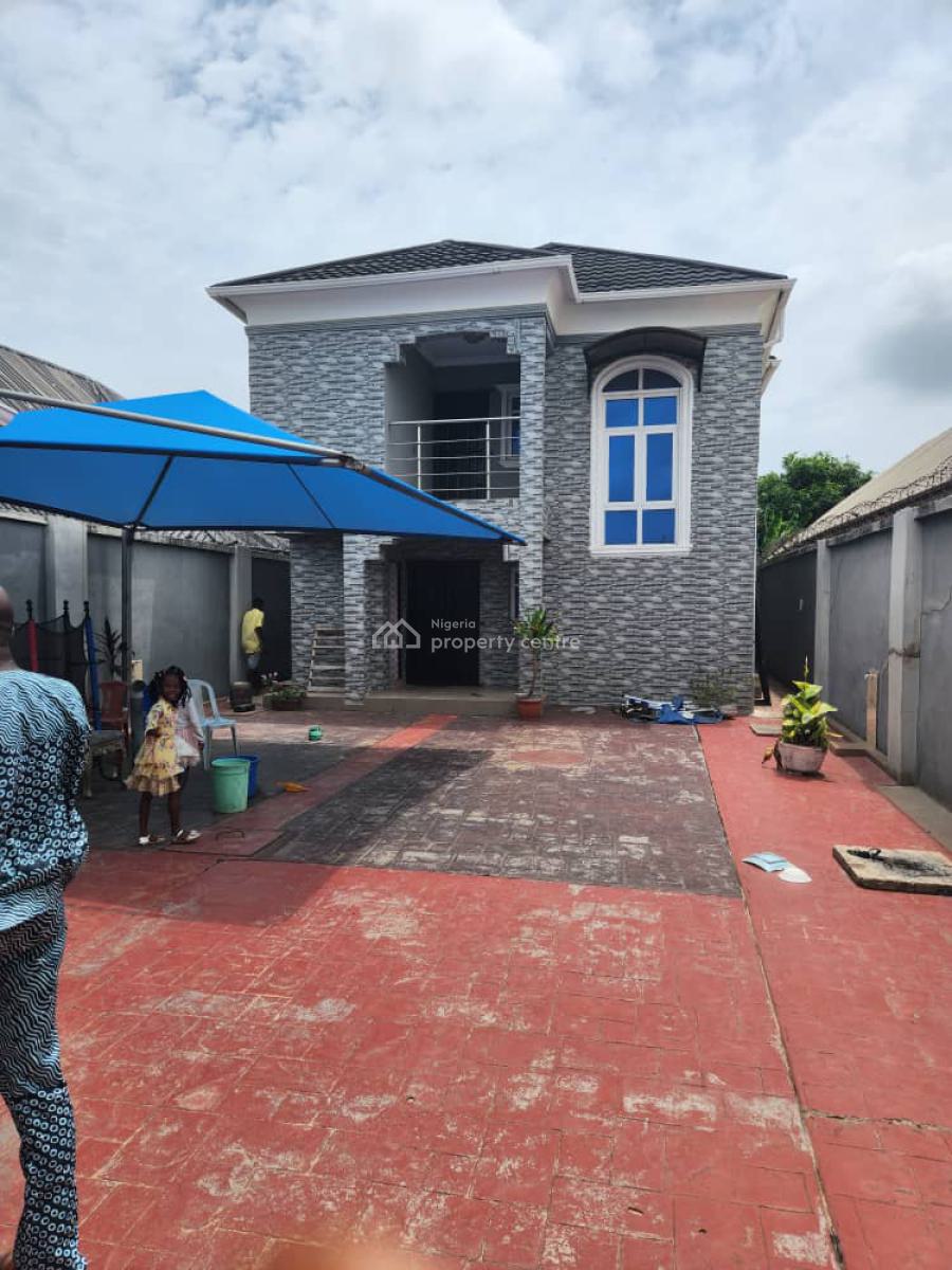 Fully Detached Standard 5bedroom Ensuite Duplex with Bq& Security Hous, Awobo Estate, Igbogbo, Ikorodu, Lagos, Detached Duplex for Sale