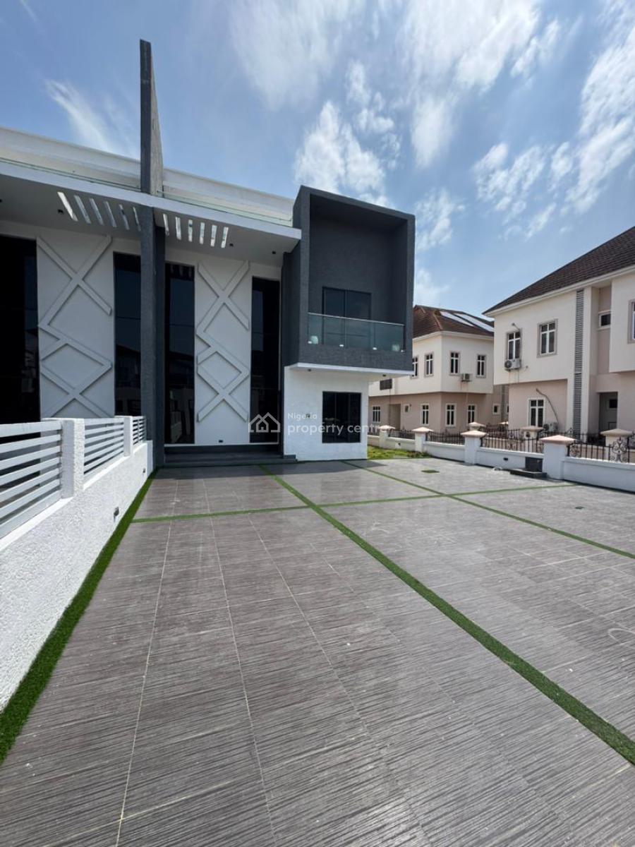 Very Spacious 5 Bedroom Semidetached Duplex with Outdoor Swimming Pool, Osapa, Lekki, Lagos, Semi-detached Duplex for Sale
