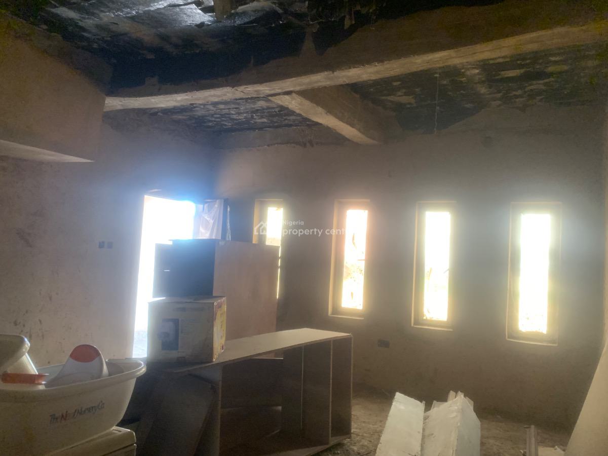 Exquisite 4 Bedroom Semi Finished Terrace in an Estate, Close to Nizamiye Hospital, Idu Industrial, Abuja, Terraced Duplex for Sale