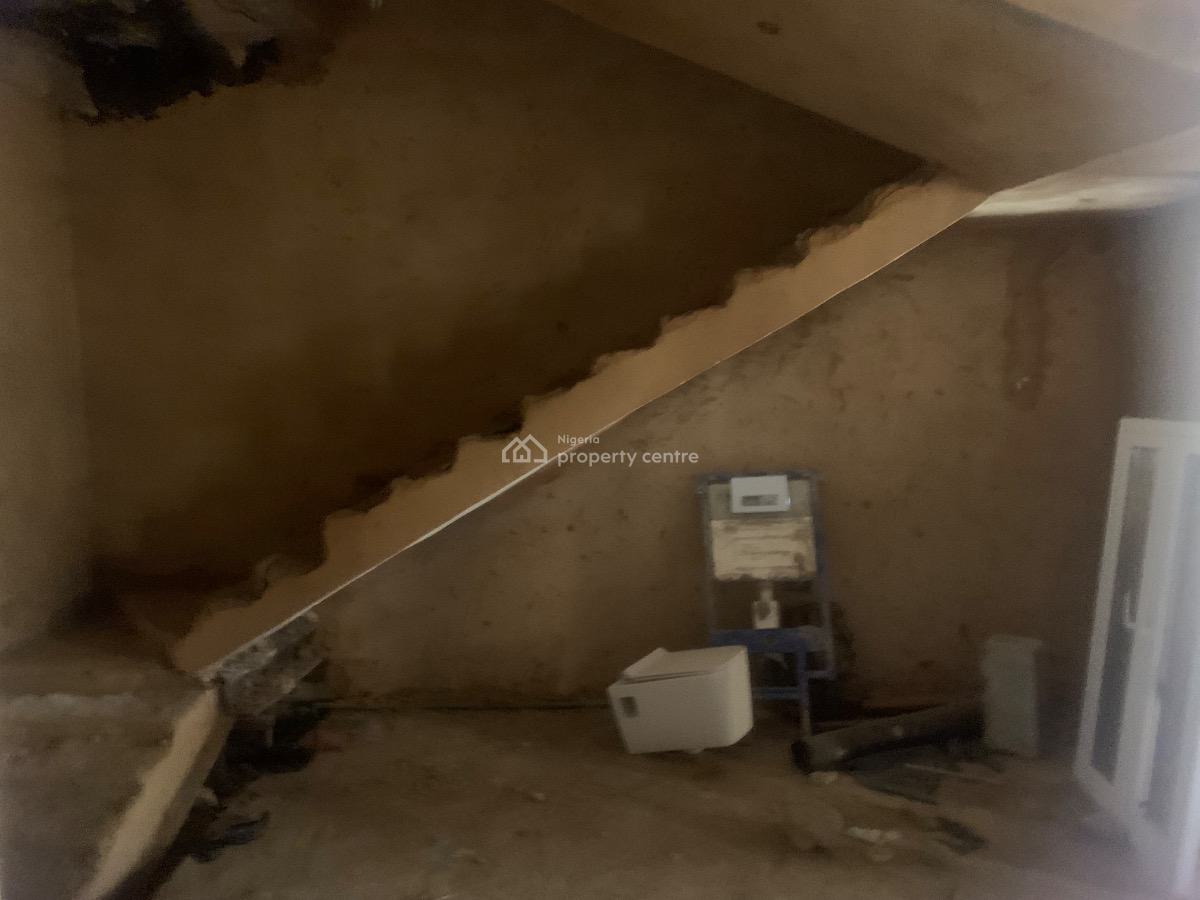 Exquisite 4 Bedroom Semi Finished Terrace in an Estate, Close to Nizamiye Hospital, Idu Industrial, Abuja, Terraced Duplex for Sale