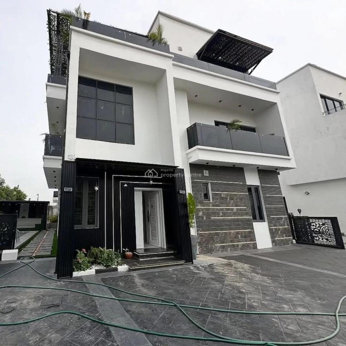 Luxury 5-bedroom Duplex with Swimming Pool, Smart Features & Bq, Kado, Abuja, Detached Duplex for Sale