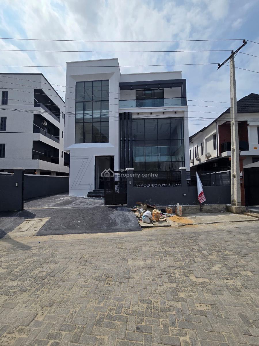 Gorgeous 5 Bedroom Duplex with a Bq and a Pool, Ologolo, Lekki, Lagos, House for Sale