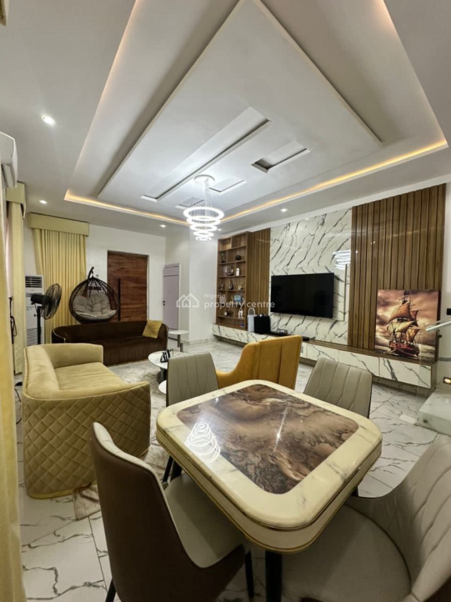 Fully Furnished Exotic Furniture 4 Bedrooms Semi Detached Duplex with Bq, Thomas Estate, Ajah, Lagos, Semi-detached Duplex for Rent