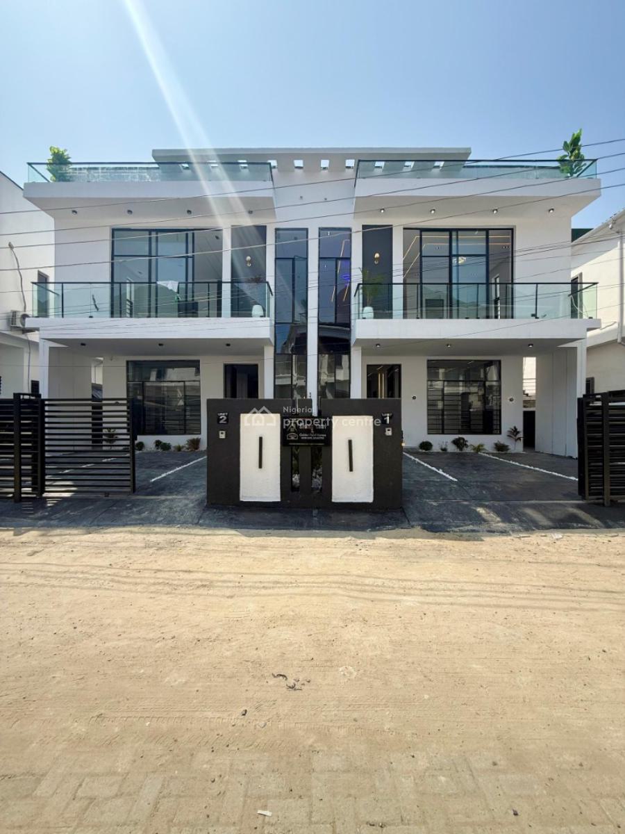 Affordable Luxurious  4 Bedroom Semi Detached Duplex with Bq., Ikota, Lekki, Lagos, Semi-detached Duplex for Sale