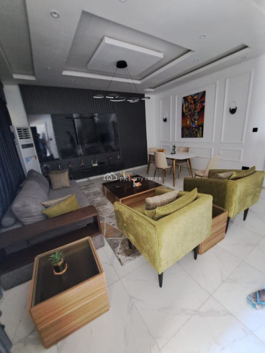 Sharp Furnished 2bedroom Terrace with Bq Serviced Estate, Off Nike Art Gallery Road, Ikate Elegushi, Lekki, Lagos, Terraced Duplex for Rent