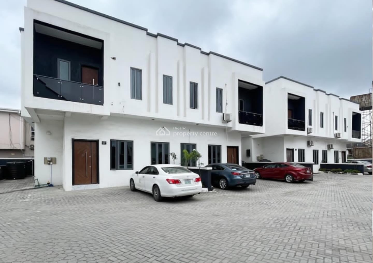 4 Bedroom Semi Detached Duplex Partially Serviced, Orchid Road, Lekki, Lagos, Terraced Duplex for Rent